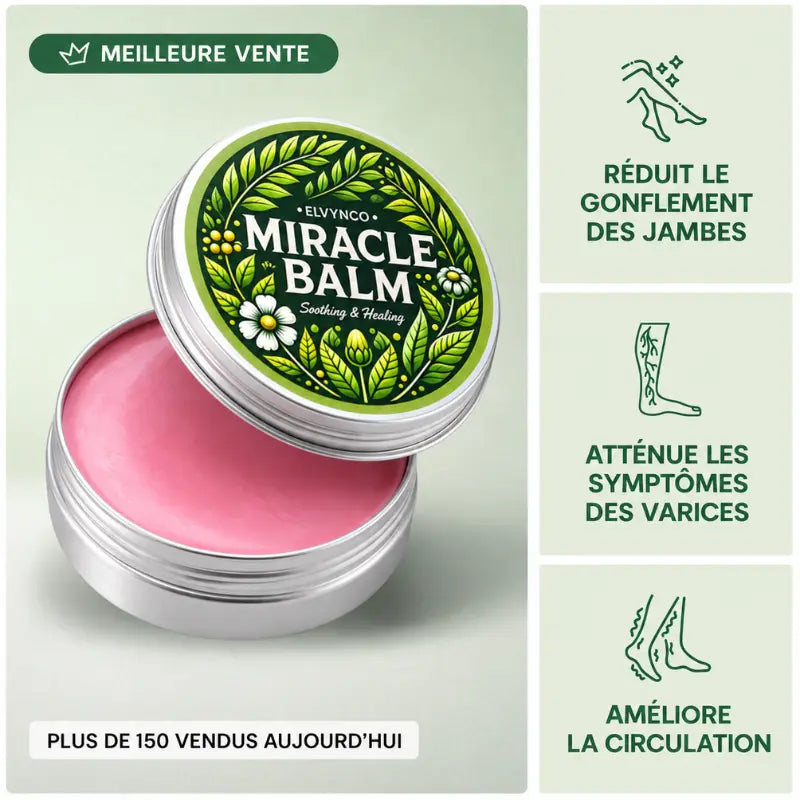 Baume de massage ELVYNECO présenté de face