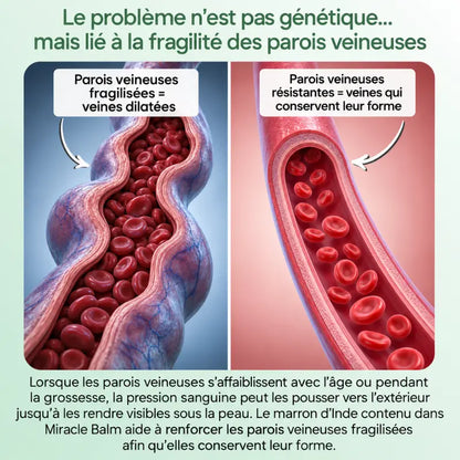 Une main soulevant le couvercle du pot de baume