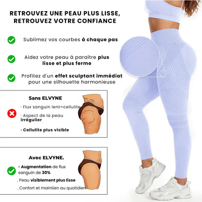 Résultats legging anti-cellulite lift fessier visible - Sculpt 3D Elvyneco