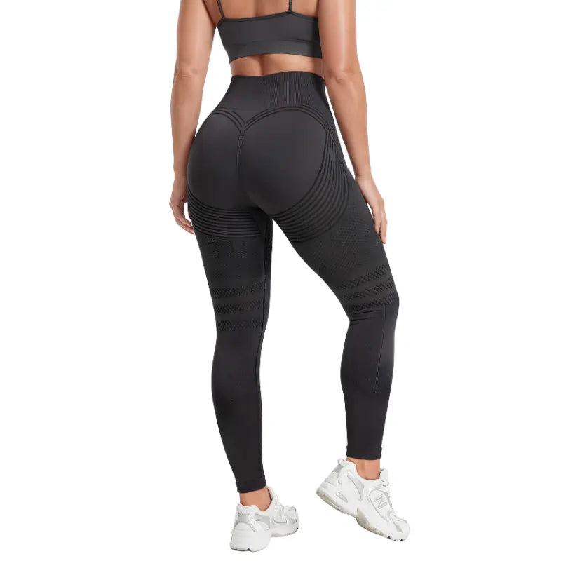 Legging Sculpt 3D taille haute pour yoga, gym et sport féminin